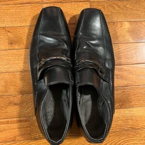 Apt. 9 Men's Black Leather Loafers